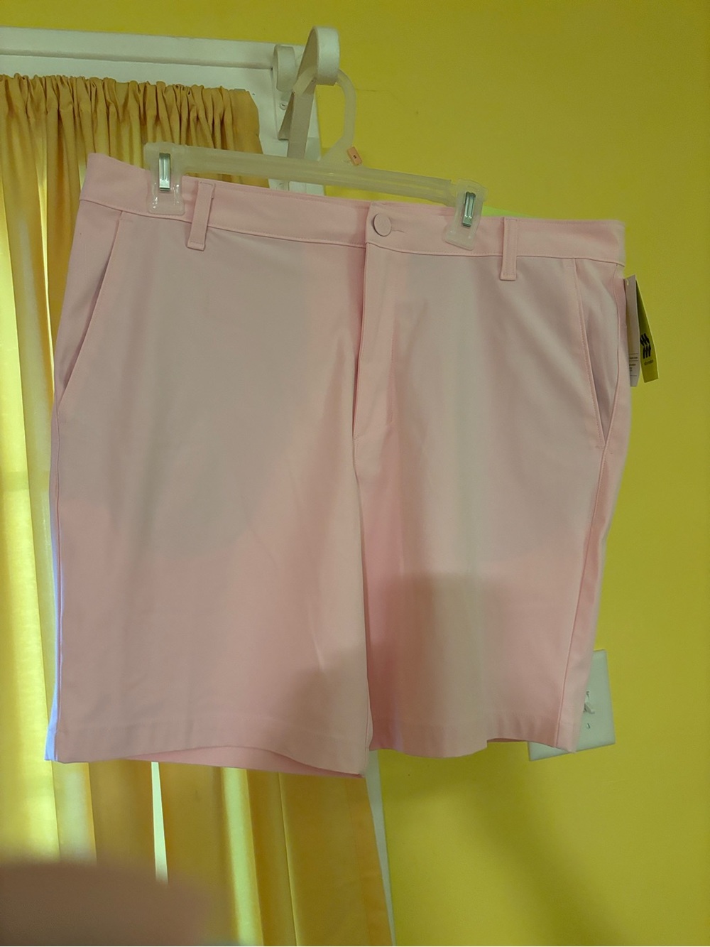 all in motion Light Pink Flat Front Performance Shorts